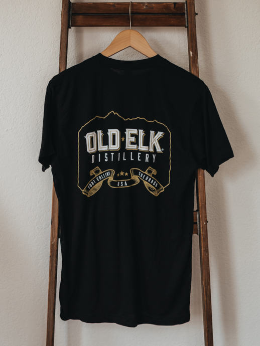Old Elk Mountain Badge Unisex Tshirt