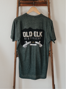 Old Elk Mountain Badge Unisex Tshirt